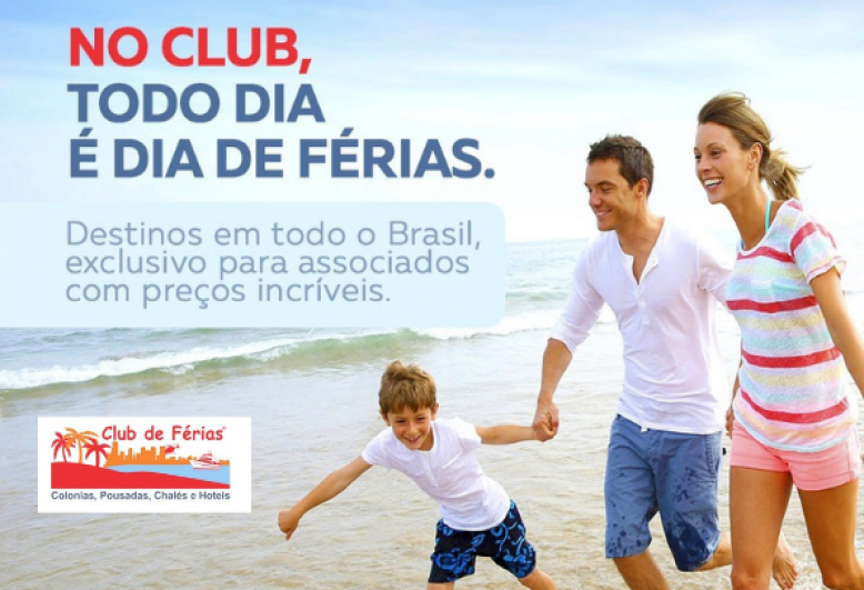 CLUB DE FÉRIAS DÁ DESCONTO EM VÁRIOS DESTINOS DO BRASIL